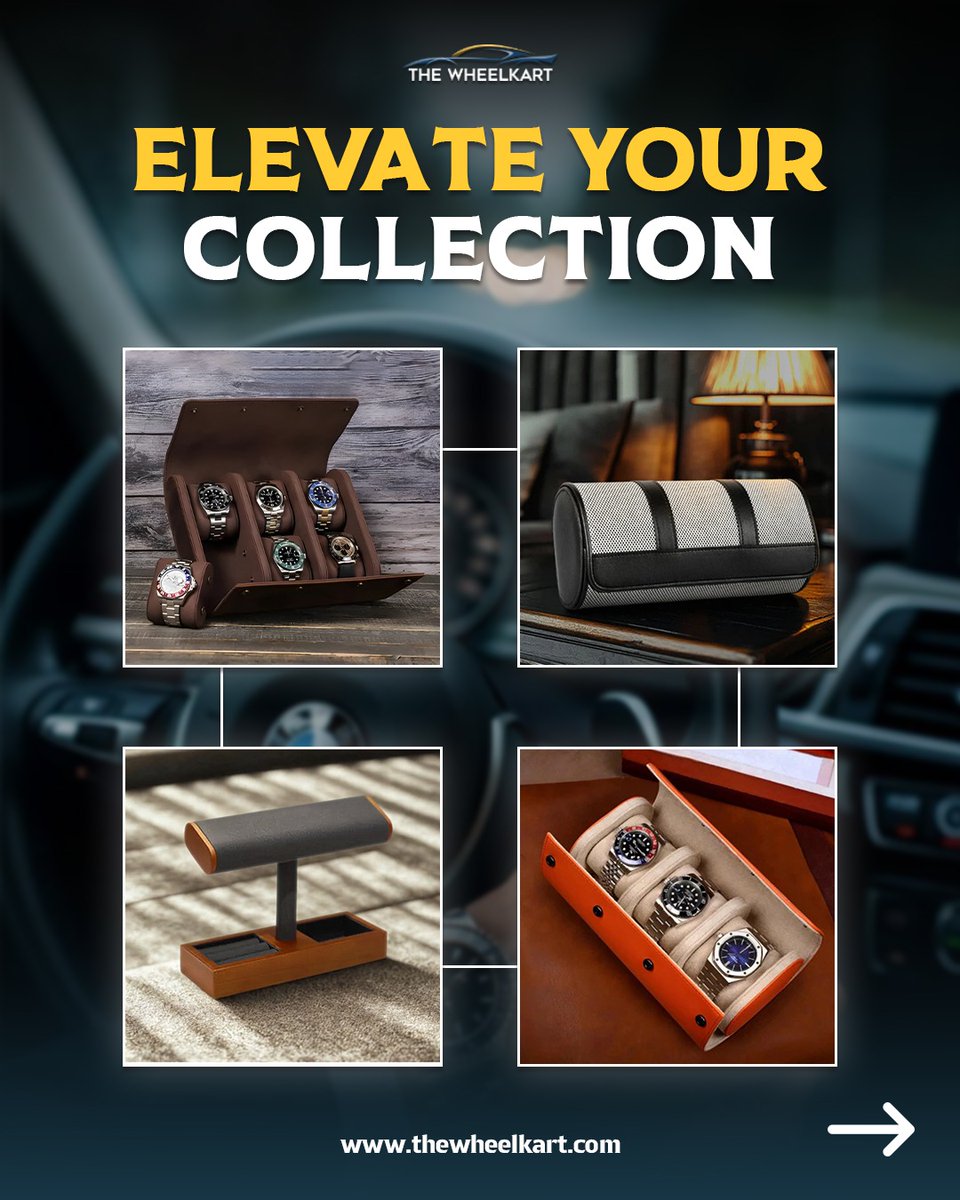 TheWheelKart's tweet image. Upgrade your watch game and make every piece feel like a centerpiece in your collection.

👉 Shop now: thewheelkart.com

#TheWheelKart #WatchStorage #WatchDisplay #LuxuryLifestyle #PremiumWatchCase #WatchLovers #OrganizedStyle
