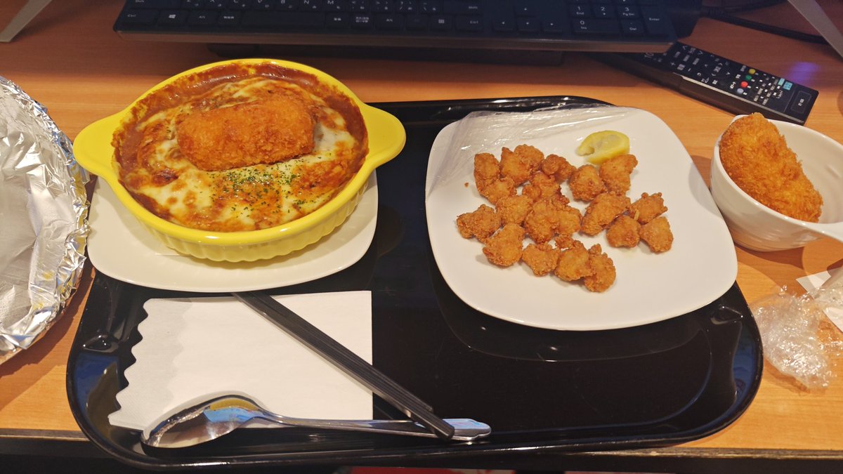 SCkamiya's tweet image. 快活なう。夕飯食う