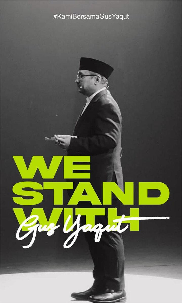najmifuady's tweet image. Serangan bertubi-tubi ini bukan kebetulan. Ini risiko bagi mereka yang berani pasang badan melawan arus kepentingan.

Gus Yaqut didzalimi justru karena beliau terlalu keras menjaga prinsip. 'Digebuk' secara politik hanya karena enggan berkompromi dengan yang batil.

Hebatnya,…