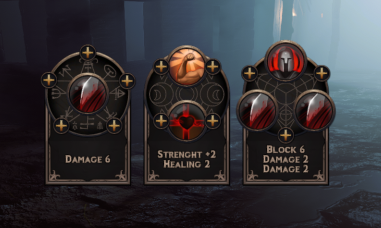 Cards serve as vessels for skills and abilities.
Players craft their own unique, powerful combos.

 #indiedev #IndieGame #GameDev #Deckbuilder