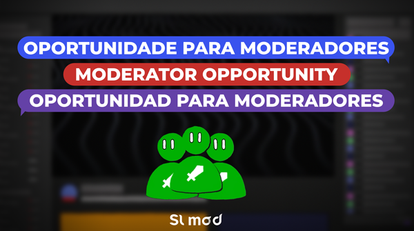 MODERATOR OPPORTUNITY | OPORTUNIDAD | OPORTUNIDADE

Você é entusiasta de campeonatos de e-sports e tem interesse em atuar na moderação de comunidades?

Inscreva-se por idioma | Apply by language:
 PT-BR: forms.gle/ZYwkWu1PPambqx…
 English: forms.gle/dMzo8qwmxgMDix… 
 Español: