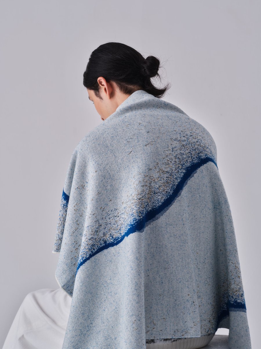 tunica チュニカ 雷鳥ブランケット RAICHO Jacquard Blanket【1st】 | tunica-knit