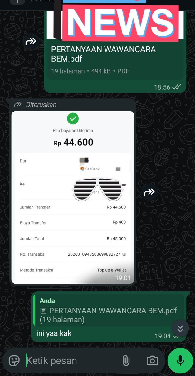 studywint's tweet image. 🚨OPEN JOKI ALERT🚨
Deadline tugas bikin pusing?🤯 Serahin aja ke ahlinya!
✅ Akuntansi&amp;amp;Perpajakan
✅ Siklus Akuntansi 
✅ Tugas&amp;amp;Pengetikan, Perapihan 
✅ PPT, sertifikat, portofolio
✅ Edit foto &amp;amp; video

💸 Mulai dari 2k
📩 wa.me/628979001296

#openjoki #jokitugas #zonauang