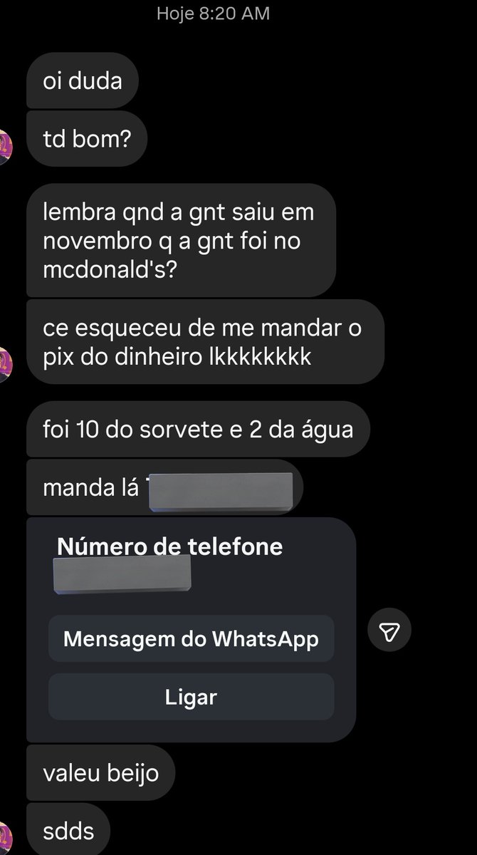 YUTAG4DO's tweet image. quando vc acha q já viu de tudo nessa vida vem um cabrunco q vc saiu em NOVEMBRO te cobrar 12 reais de um date