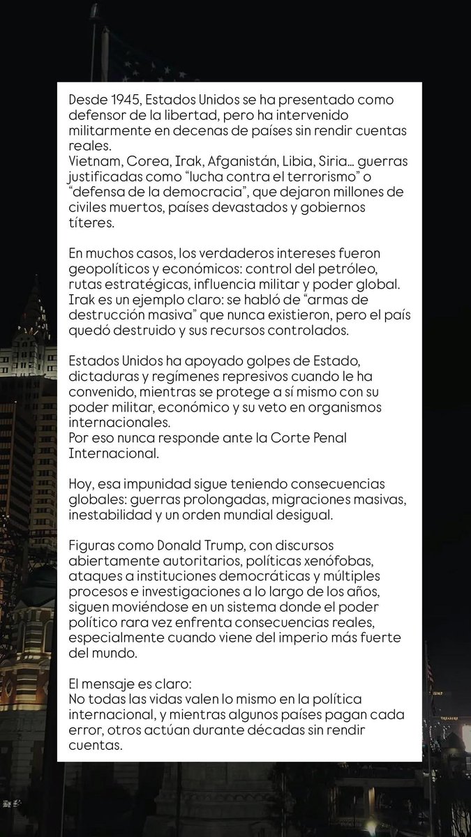 Chapeto8's tweet photo. #EEUUEstadoTerrorista https://t.co/D6NgynLXvP