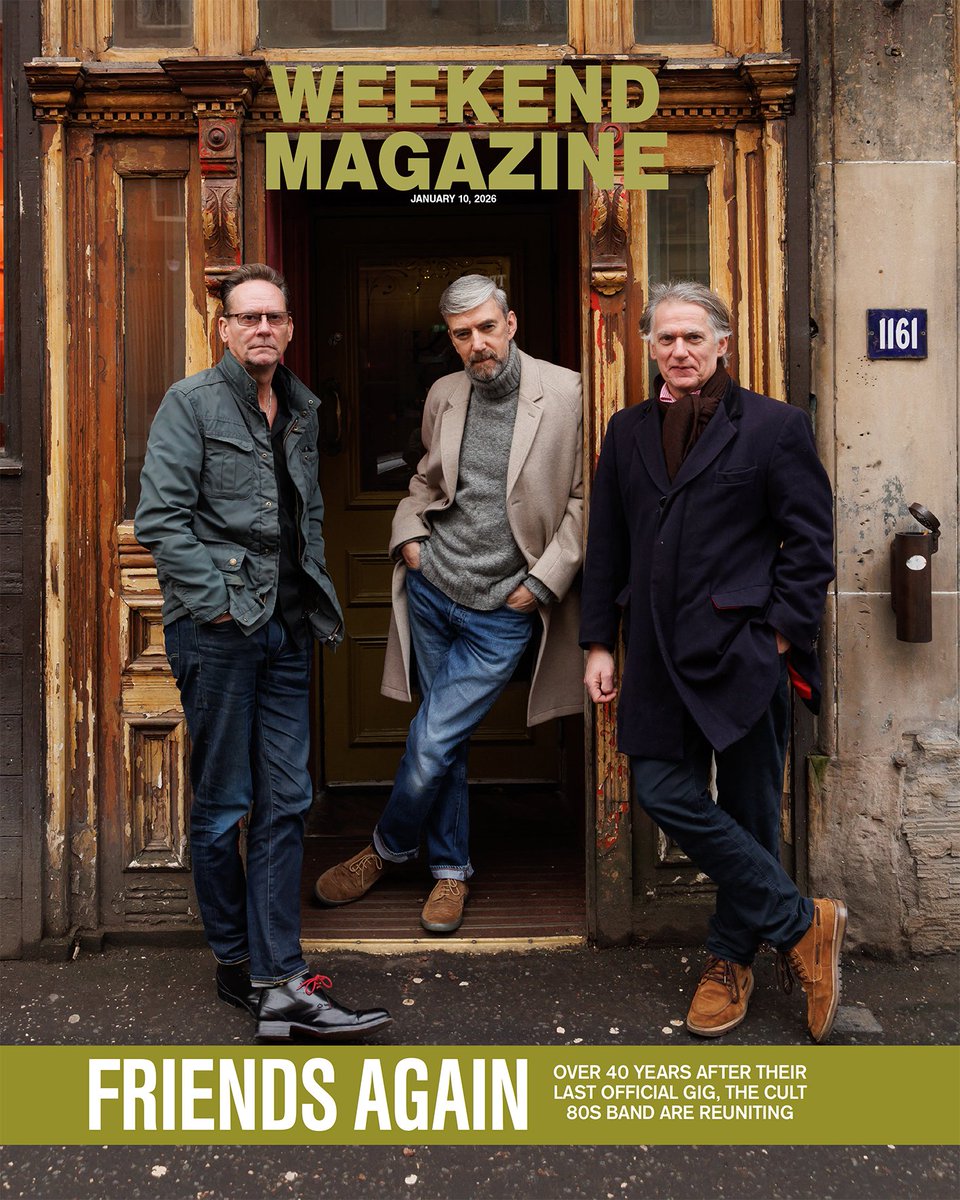 TeddyJamieson's tweet image. FYI, In tomorrow's @heraldmagazine
The Return of Friends Again 
Cover image courtesy of
@MearnsColin 

@ccfest