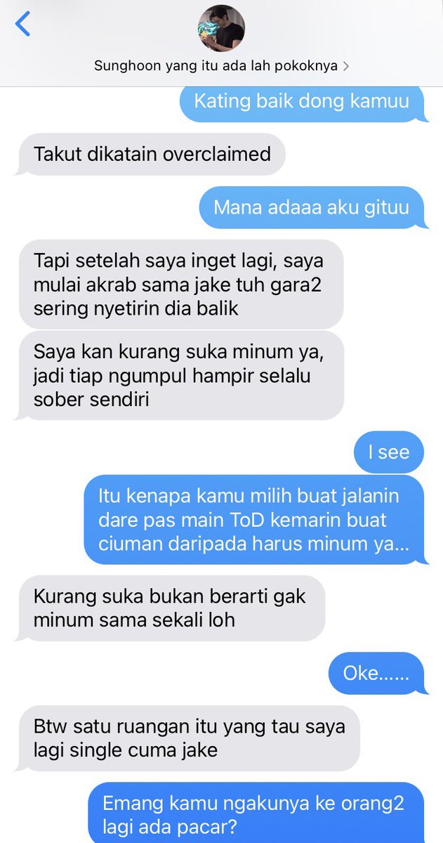 wasuretamono's tweet image. Hoonjay au masih dari cerita main truth or dare yang ciuman di tempat ini