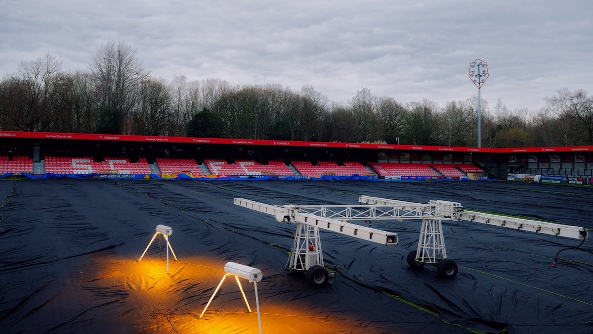 경기 연기 관련 공지 이미지