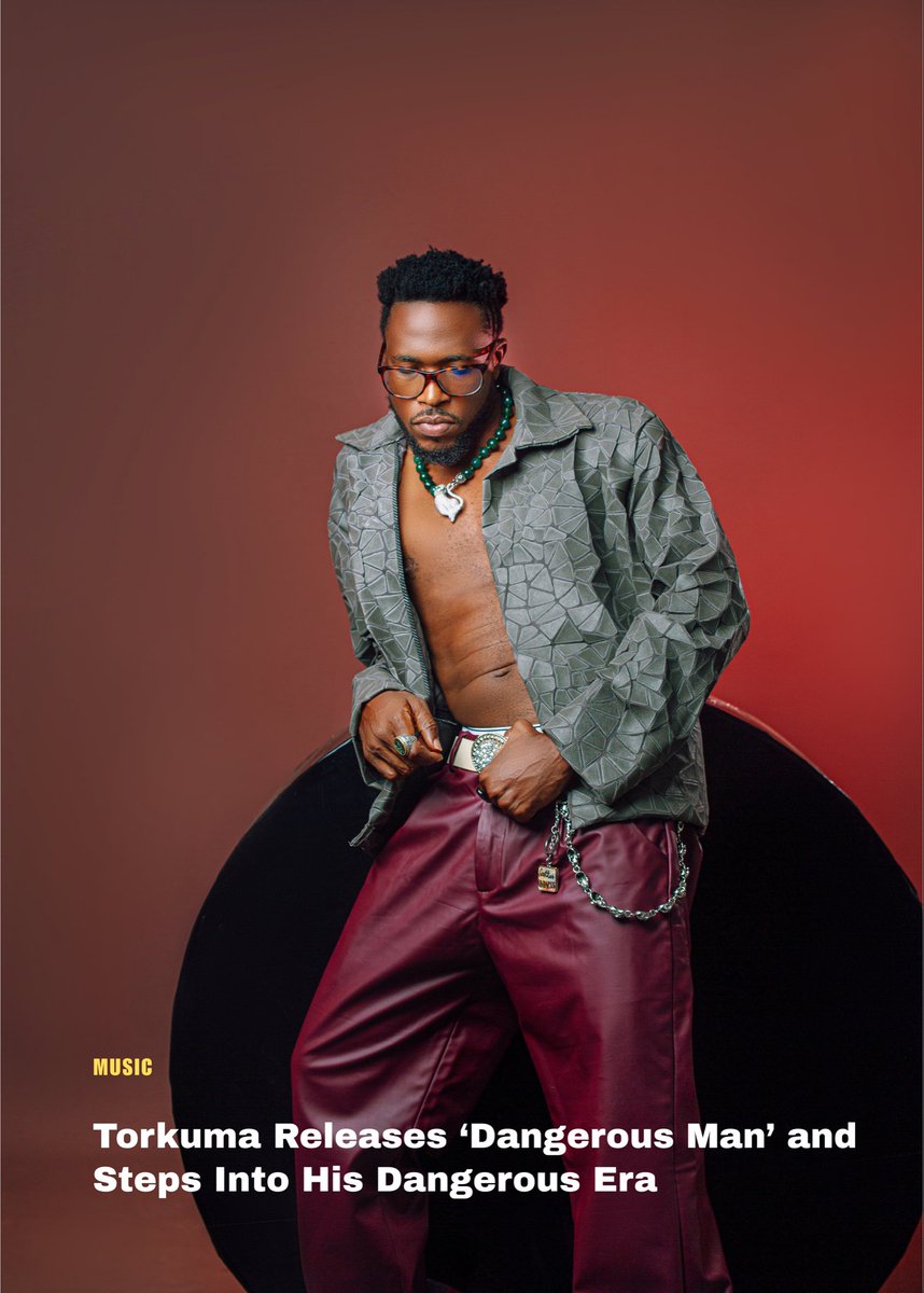 Torkumathefirst's tweet photo. With Dangerous Man, Torkuma opens the year with a focused statement of arrival, refining his Afro-fusion sound while stepping fully into the identity he has been building as he continues his evolution from TK SWAG.
#DangerousMan Out Now! https://t.co/YmXJv4yiW7