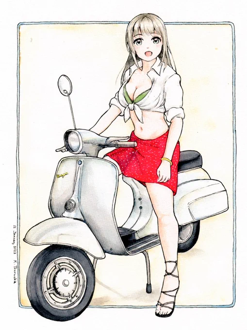 #みなさん2年前の今頃はどんな絵描いてましたか これ、たぶん再掲は一度もしてないと思う。