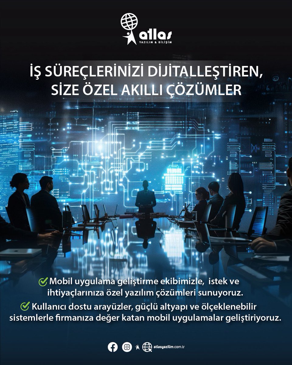 Mobil uygulama geliştirme ekibimizle, istek ve ihtiyaçlarınıza özel yazılım çözümleri sunuyoruz.

Kullanıcı dostu arayüzler, güçlü altyapı ve ölçeklenebilir sistemlerle firmanıza değer katan mobil uygulamalar geliştiriyoruz.