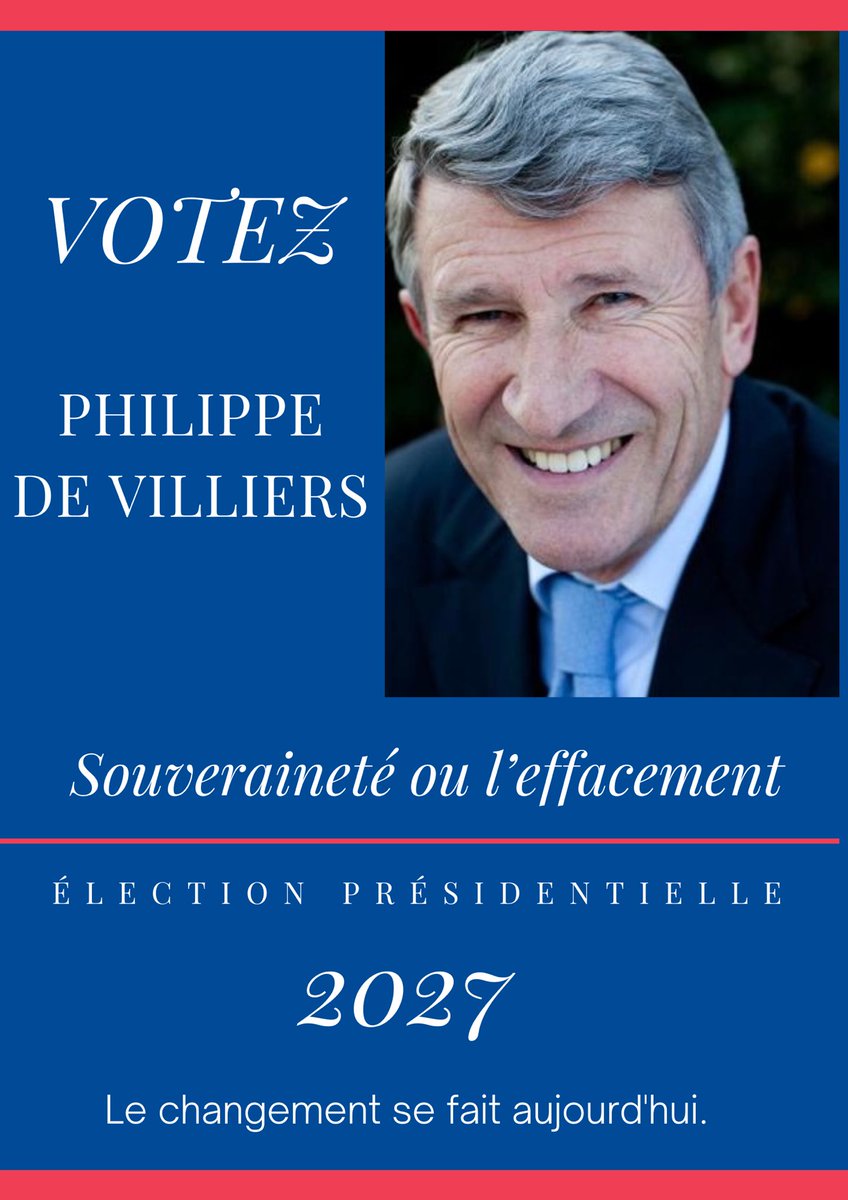 DeVilliers2027's tweet photo. La France n’est pas une page blanche.
Elle est une mémoire, une promesse, une fidélité.

Quand les technocrates effacent, nous rappelons.
Quand l’oubli progresse, nous résistons.

Cette affiche n’est pas un slogan de plus :
c’est un drapeau planté dans l’Histoire,
un serment fait aux vivants et aux morts,
une main tendue à ceux qui refusent de disparaître.

En 2027, la France peut choisir de rester elle-même.
Libre, charnelle, souveraine.

POUR #DeVilliers2027