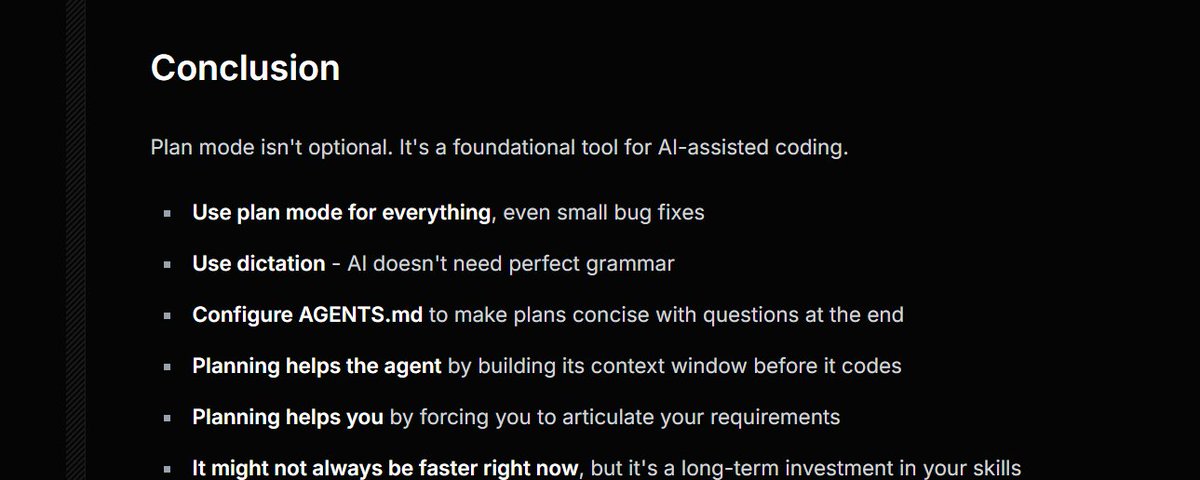 Why You Think AI Coding Sucks (just use plan mode)