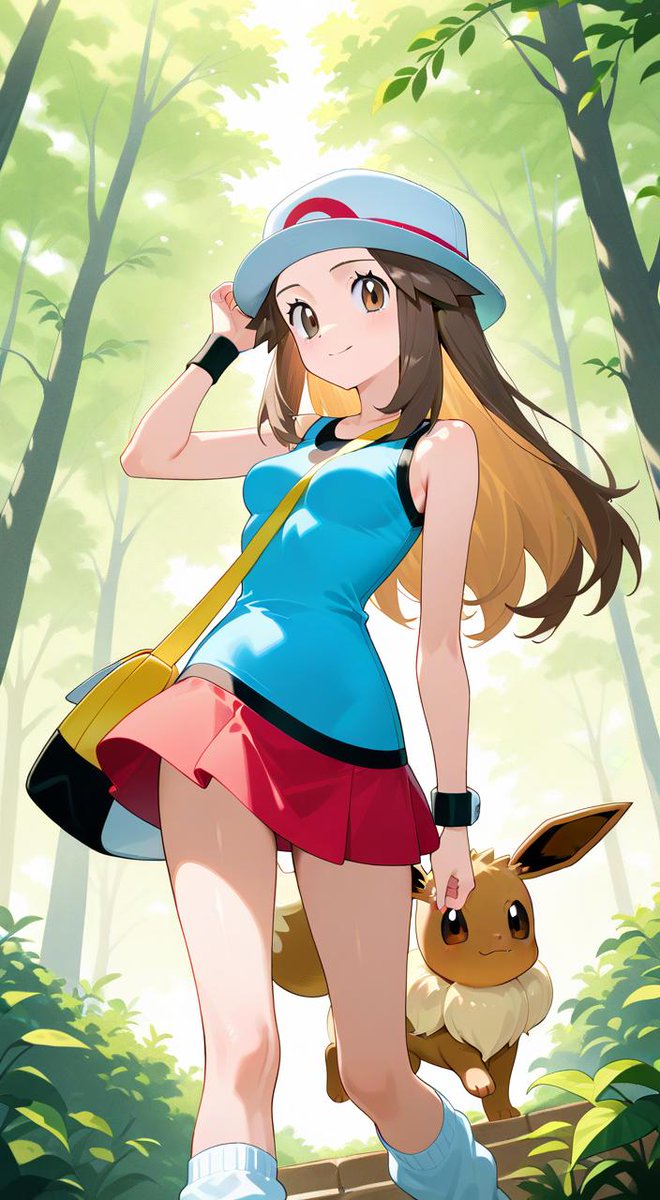 Pokemon #ポケモン #リーフ #Leaf #AIart #Spellai #ポケモン