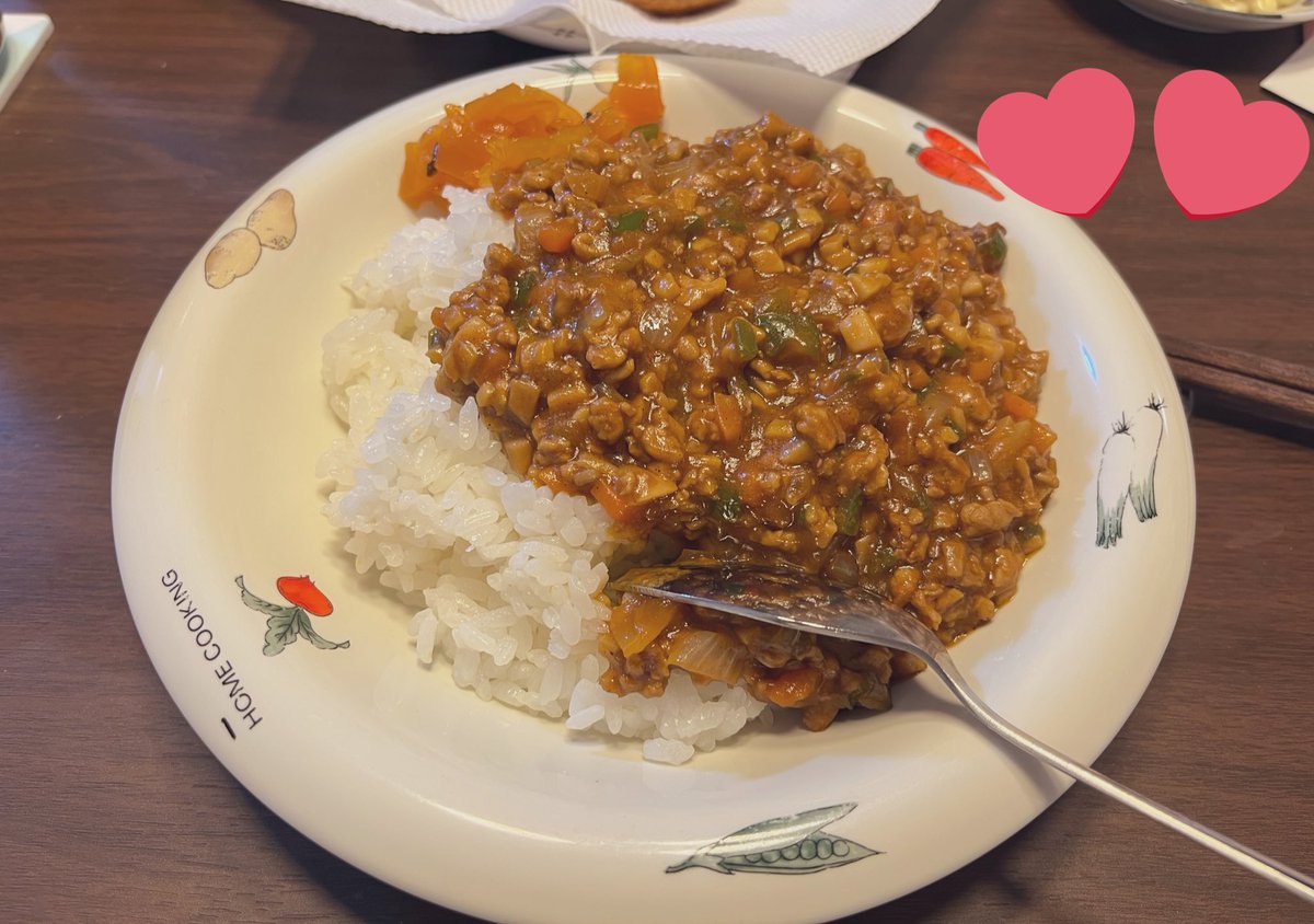 ひっさびさにキーマカレー作った🍛

これが我ながらうんまいのです。