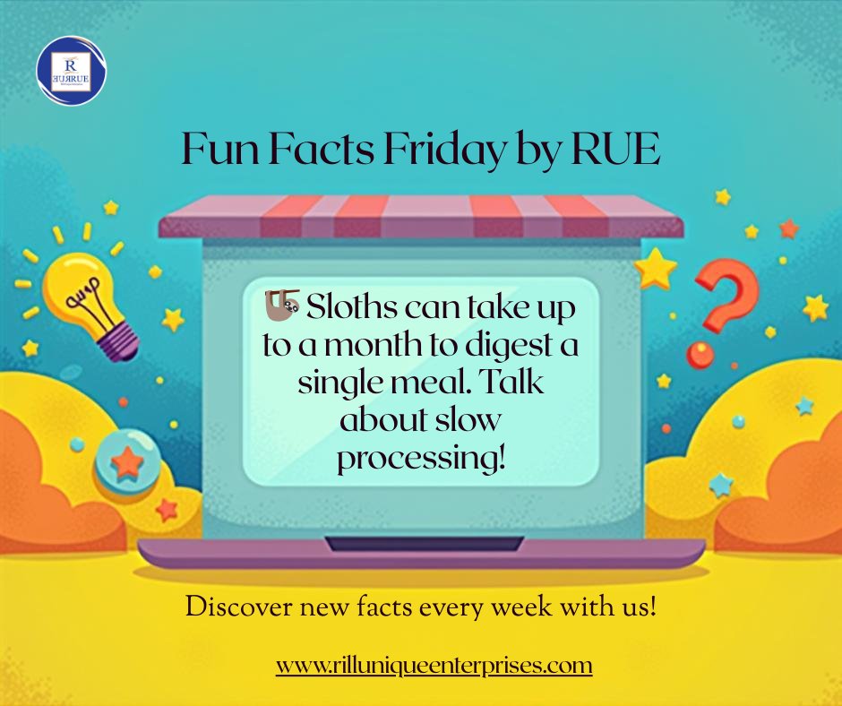 RillUnique's tweet photo. #FunFactsFriday #DidYouKnow #FunFact #AnimalFacts #FridayFun #RUEFunFacts https://t.co/r2D7EGuqpu