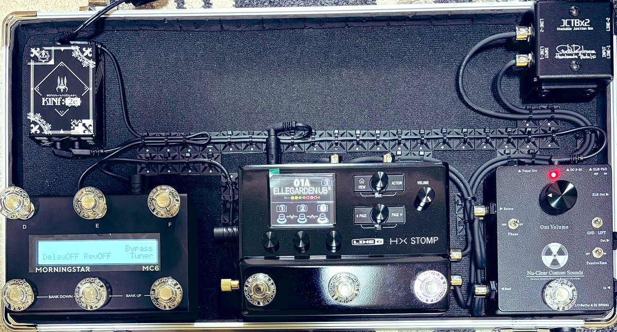 バタバタしたmngはMORNINGSTAR MC6 MKII まだ最低限しか理解してない