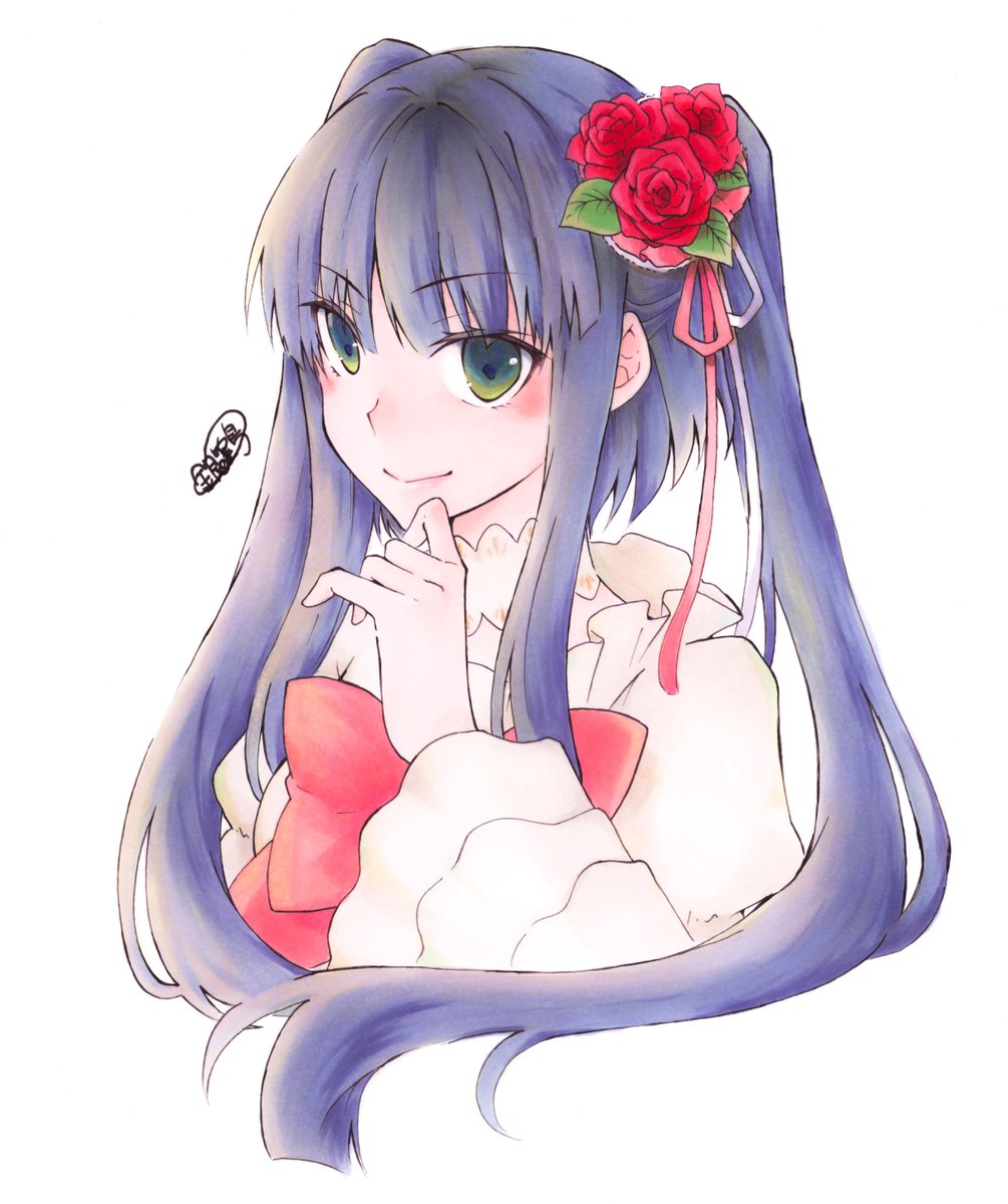 古戸ヱリカ 「そういやもう良いだろうと思い以前サクカ用に描いたヱリカの完成品置いとく」|銀の鶴@パスタ会/あけぼの12のイラスト