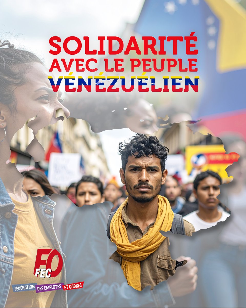 Solidarité avec le peuple vénézuélien
❌ Non à l’ingérence armée
⚖️ Oui au respect du droit international
🕊️ PAIN, PAIX, LIBERTÉ !