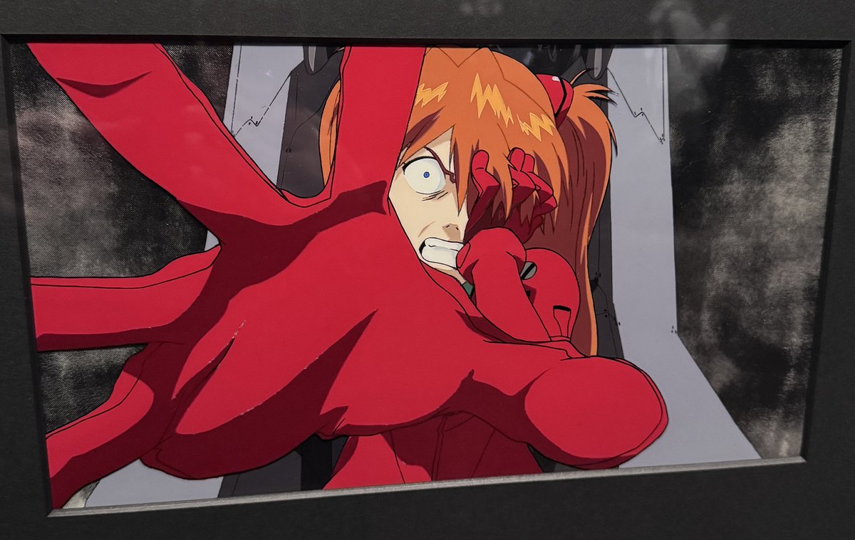 撮影OKなセル画展示が非常によかった。