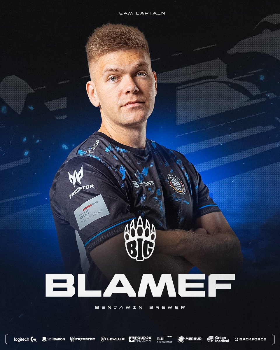 Time to go BIG 💪

Please welcome <a href="/blameFFFFF/">Benjamin Vang Bremer</a> to our roster as our new Team Captain and IGL 🇩🇰