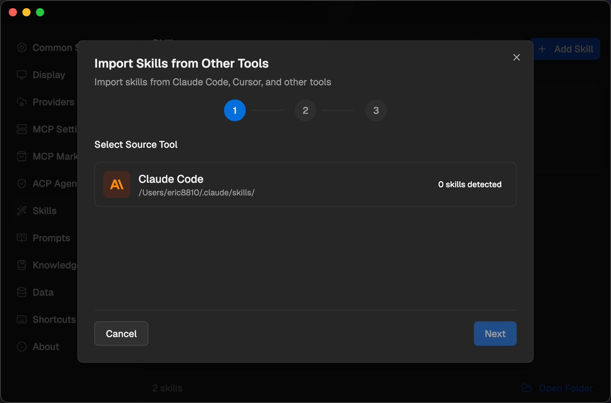 feel free to sync all the skills across your vibing tools and ide.
We are supporting cursor, antigravity, windsurf, codex, claude code and more.