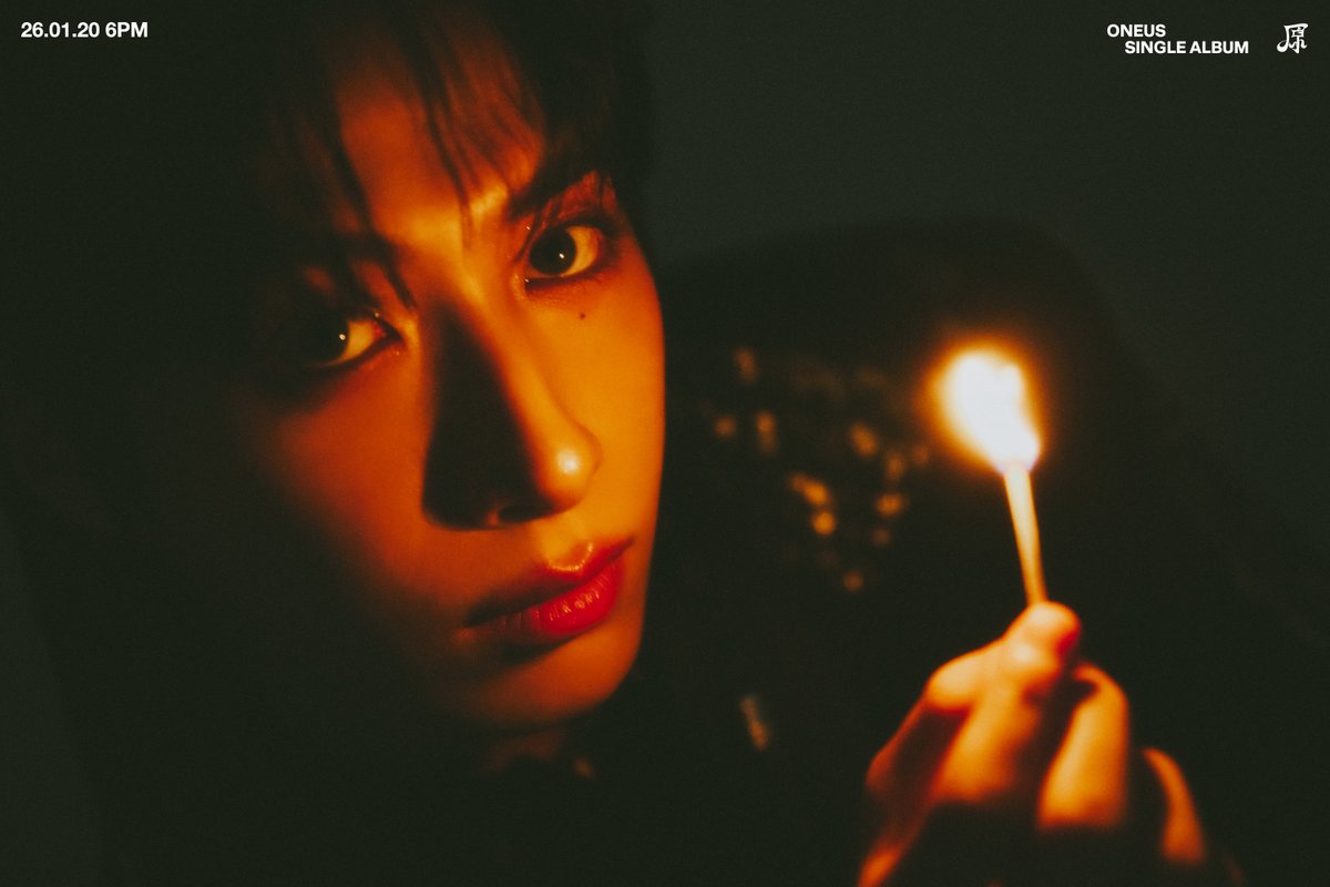 official_ONEUS's tweet image. [#원어스]

SINGLE ALBUM [原] 

🌑 SOLO CONCEPT PHOTO #1 🌑 
🕯️ XION 🕯️

2026.01.20 6PM (KST) RELEASE✔

#ONEUS #原 #Grenade 
#시온 #XION