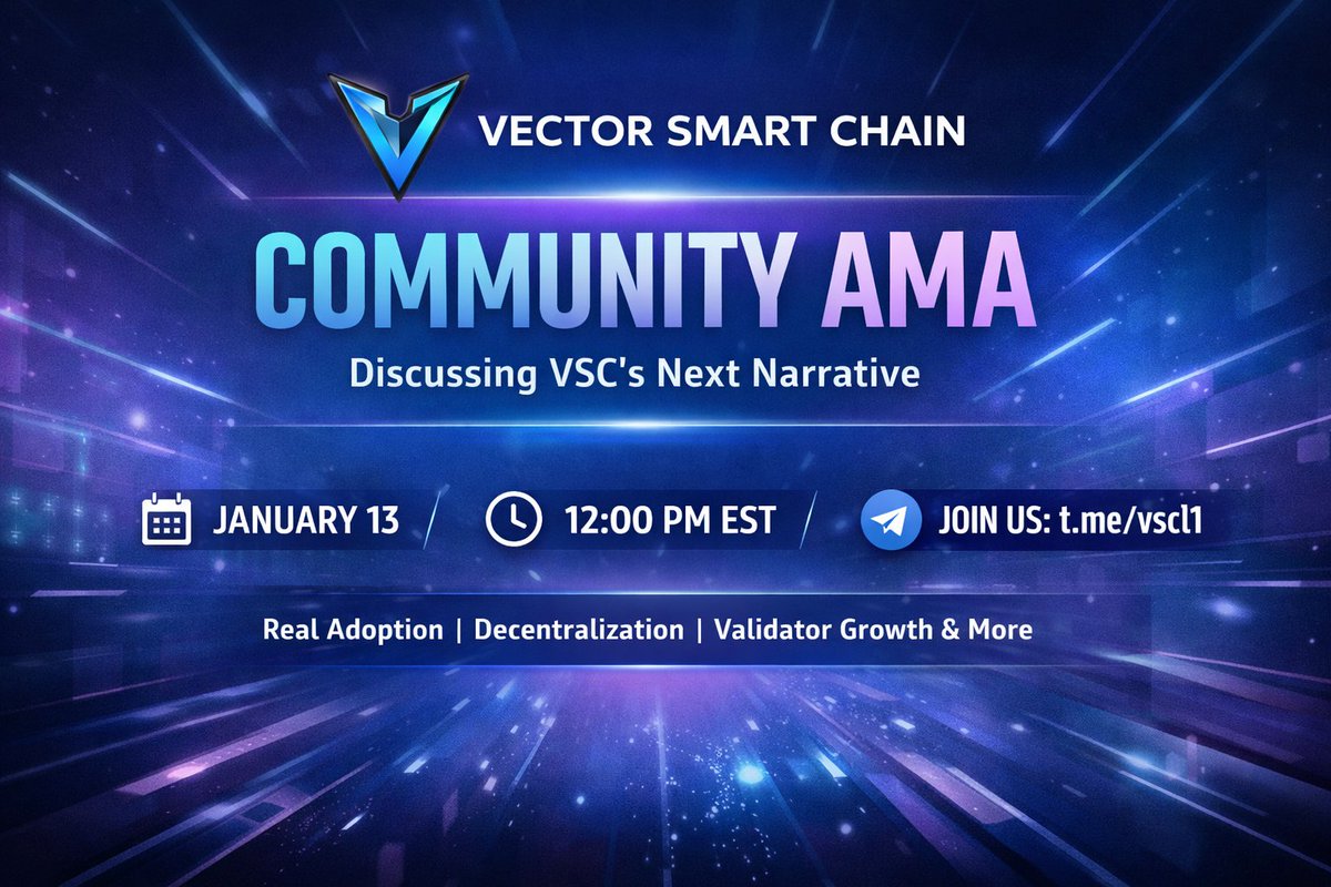 VECTOR SMART CHAIN tweet media