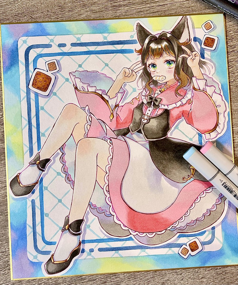 過去アナログイラスト再掲₍ˆ⠒̫ˆ◝₎੭⸒⸒

コピックで描きました🎨