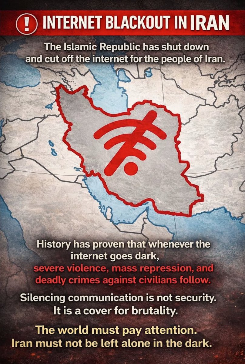 #DigitalBlackoutIran