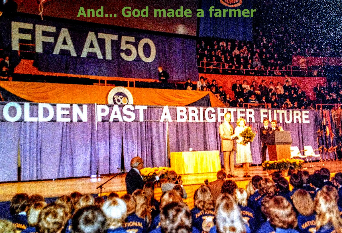 January 9, 2026 - Friday Devotional — Showing Up and God made a farmer

In 1978, I found myself standing with national broadcasters, listening to Paul Harvey speak to farmers. I didn’t have credentials, but every door kept opening. Looking back, I believe God placed me there for