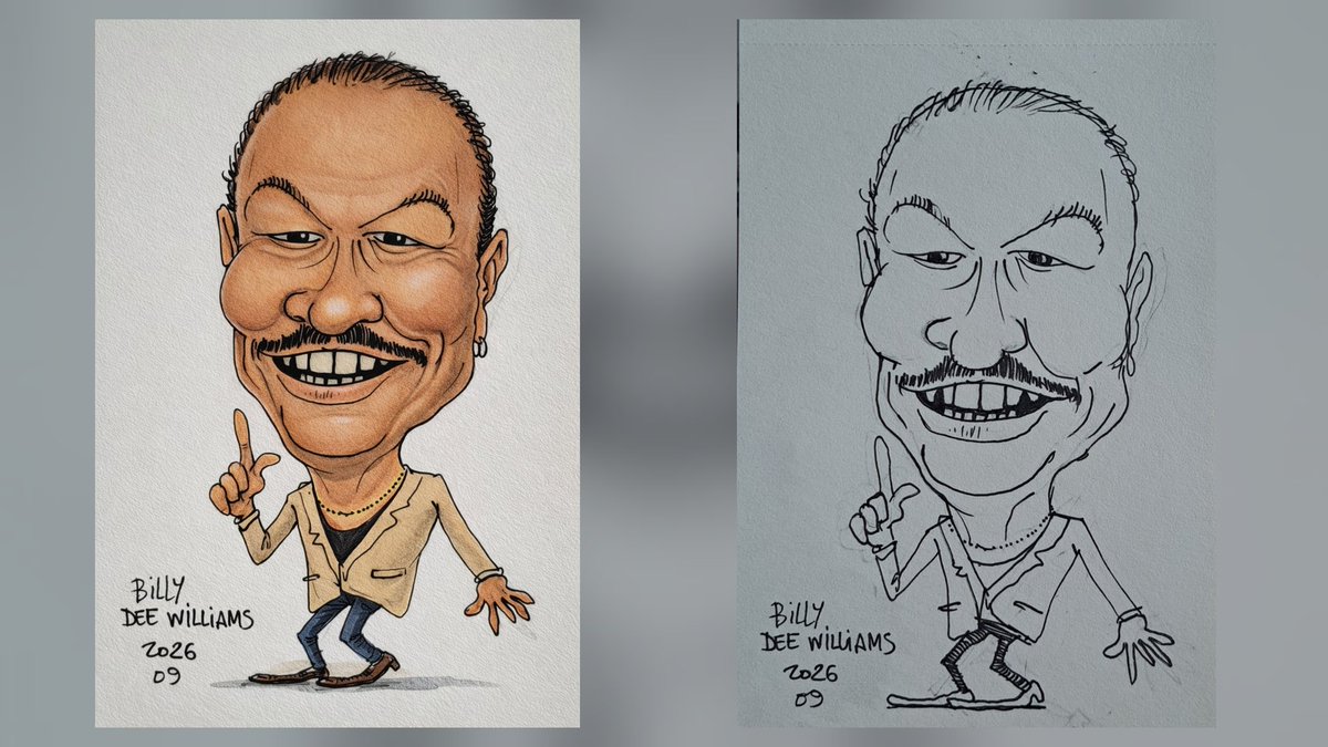 #billydeewilliams #coloroeadoIA #caricatureresolution2026