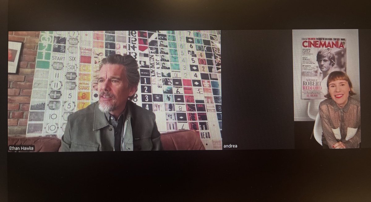 margotenenbaumm's tweet image. Prontito en @CINEMANIA_ES mi entrevista con el gran Ethan Hawke. Vaya año nos ha dado #BlueMoon #TheLowdown ❤️
