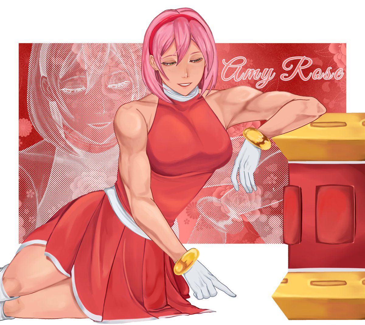 Tes_sketches's tweet image. Human Amy Rose🌹
#SonicTheHedgehog