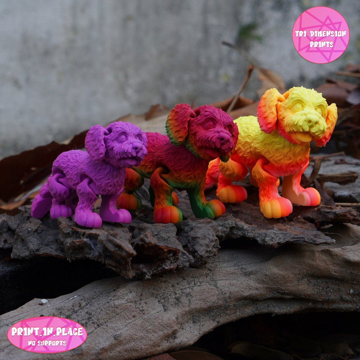 prints35833's tweet photo. Flexi Golden Doodle Dog Now Available In @Cults3D 

STL LINK :- https://t.co/ut3RMgUala

#3DPrinting #3dprint #cults3d #3dprinted #3dstl #flexigoldendoodle #goldendoodle https://t.co/lIkxDvKgp3