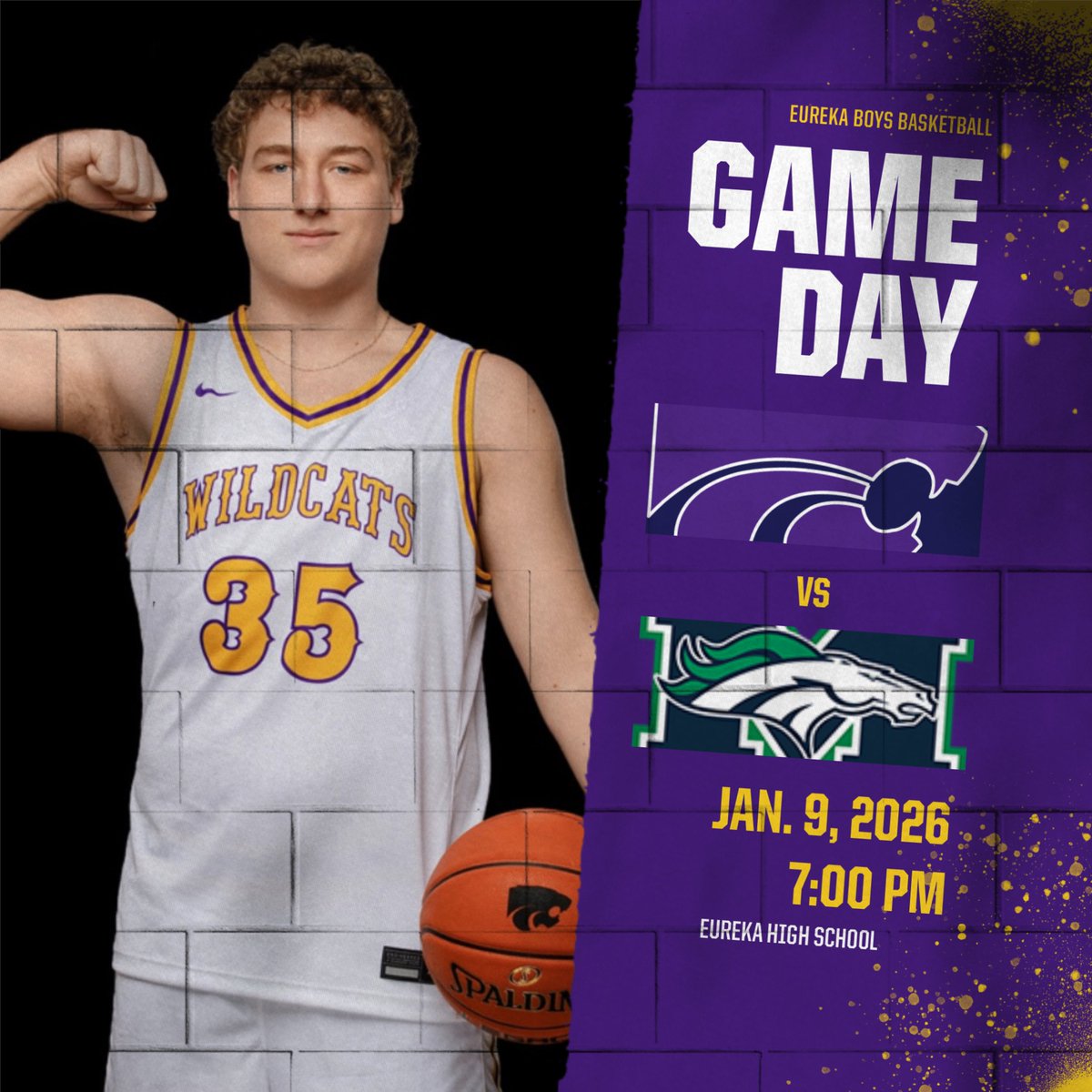 EurekaBoysHoops's tweet image. Triple header at home. 
Fr - 4:15
JV - 5:30
V - 7:00

#CultureWins