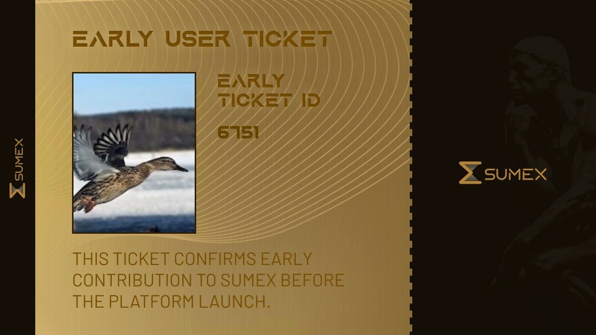I want to become one of the EARLY BIRDS in <a href="/Sumex_Labs/">SUMEX | Web3 SuperApp</a>!

Only 5,000 roles - and they’re getting claimed fast.

Their first OG-PASS wave was claimed in just one day, I’m not missing this one.

TGE SOOOOOON!

btw - check out my excellent ticket