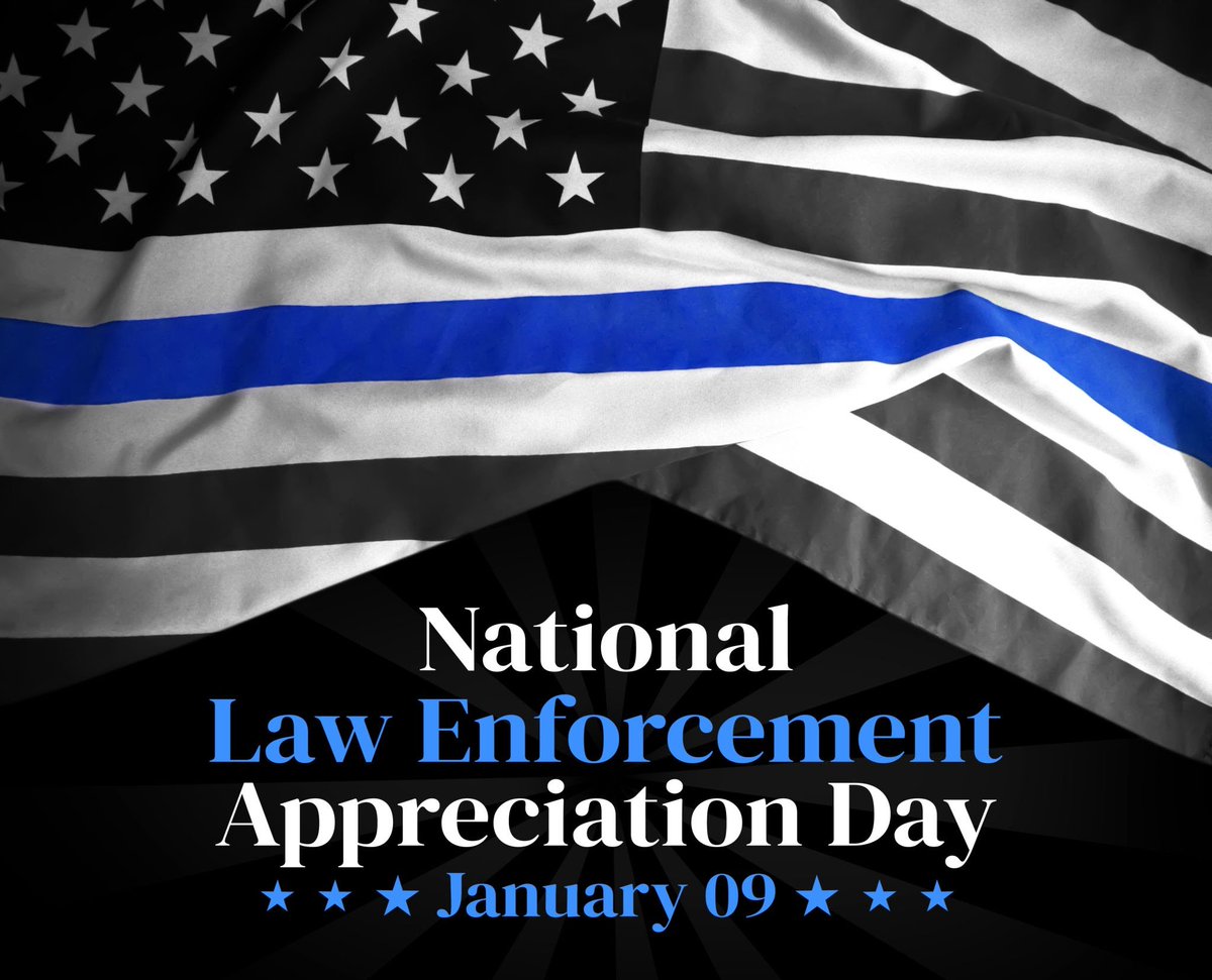 January 9th is National Law Enforcement Appreciation Day. We salute each and every member of our law enforcement community for their commitment to protect and serve. Thank you for your bravery and sacrifice. 

thinbluelinecomics.com
