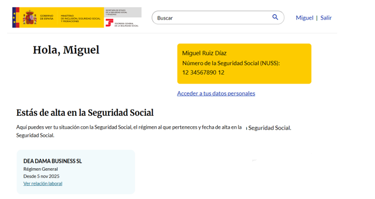 ¿Cómo puedo saber si mi empresa me ha dado de alta en la Seguridad Social?
Desde tu área personal de #IMPORTASS puedes comprobarlo:
👉tgss.seg-social.es