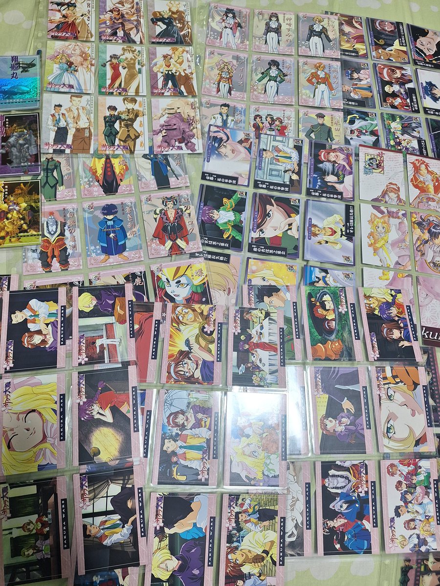 hirokingstable's tweet image. サクラ大戦を偲んで ４日目
サクラ大戦のカード。当時はカードやテレカを集めて眺めるのが流行りでした。