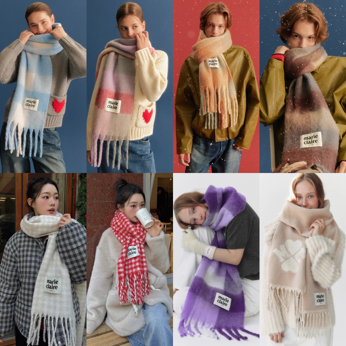 byunstore_'s tweet photo. marie claire big sale มัดรวมผ้าพันคอสุดเฟมัสลด 70% ใครจะไปเมืองหนาวห้ามพลาดราคานี้เบย  ทุกลาย ─  เรือ 590฿ แอร์ 690฿ free ems! 🧣❄️ https://t.co/SLp14dYSvg