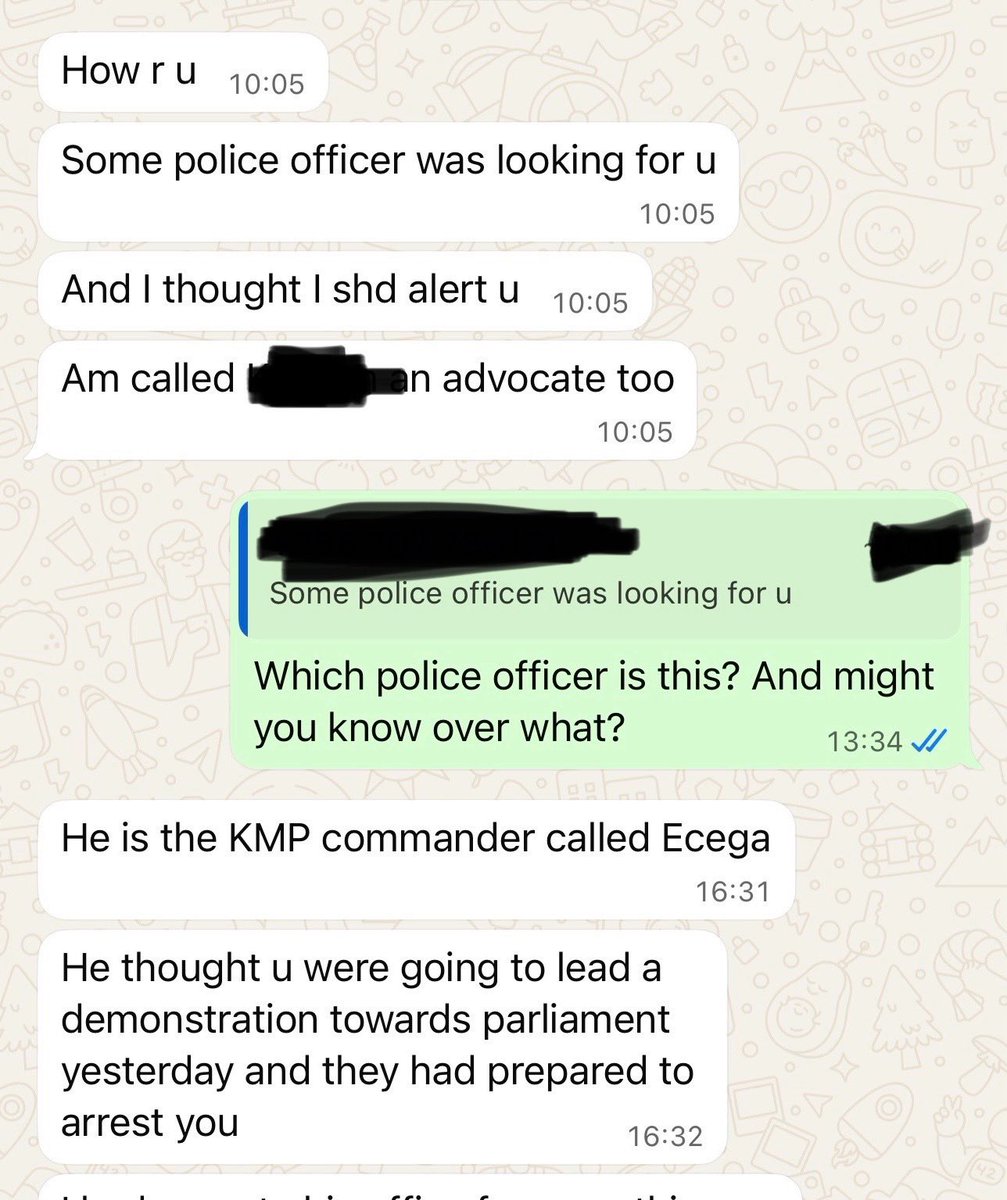 AAgather's tweet image. The post from @HEBobiwine recently about the plan to abduct and detain some journalists, activists and politicians, the abduction of former @UgandaPrisons officer @UgandanMind and some supporters of NUP corroborate the information I’ve been getting regarding the pending…