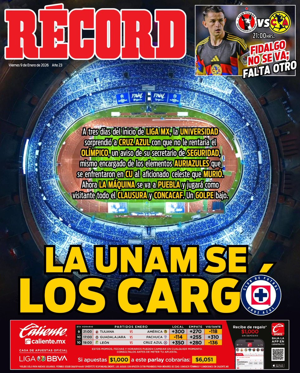 DIARIO RÉCORD tweet media