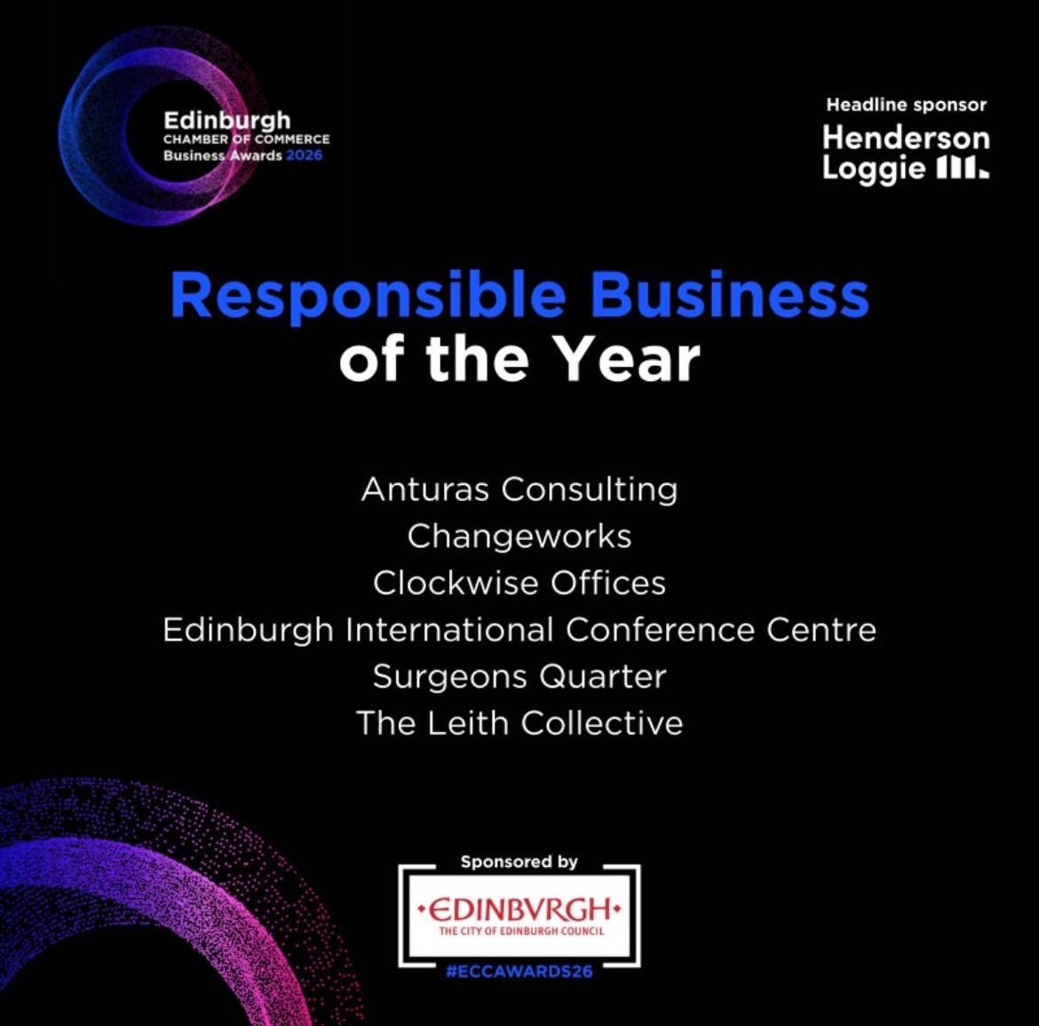 We’ve been shortlisted for Leith Business of the Year and Responsible Business of the Year in the @edinchamber Business Awards 2026! 🥳💛♻️

We’re absolutely delighted and so grateful to be recognised for the work we do to support sustainability, creativity and community 🙏