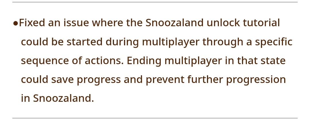 Hey <a href="/FANTASYLIFE_EN/">FANTASY LIFE Series</a> ! Any chance we can get this bug fix on the switch/2 also please (website says ps4/5 xbox and steam)? I was playing multiplayer with my son a week or so ago and this has happened to his save too, we're both on the switch 2. T-T