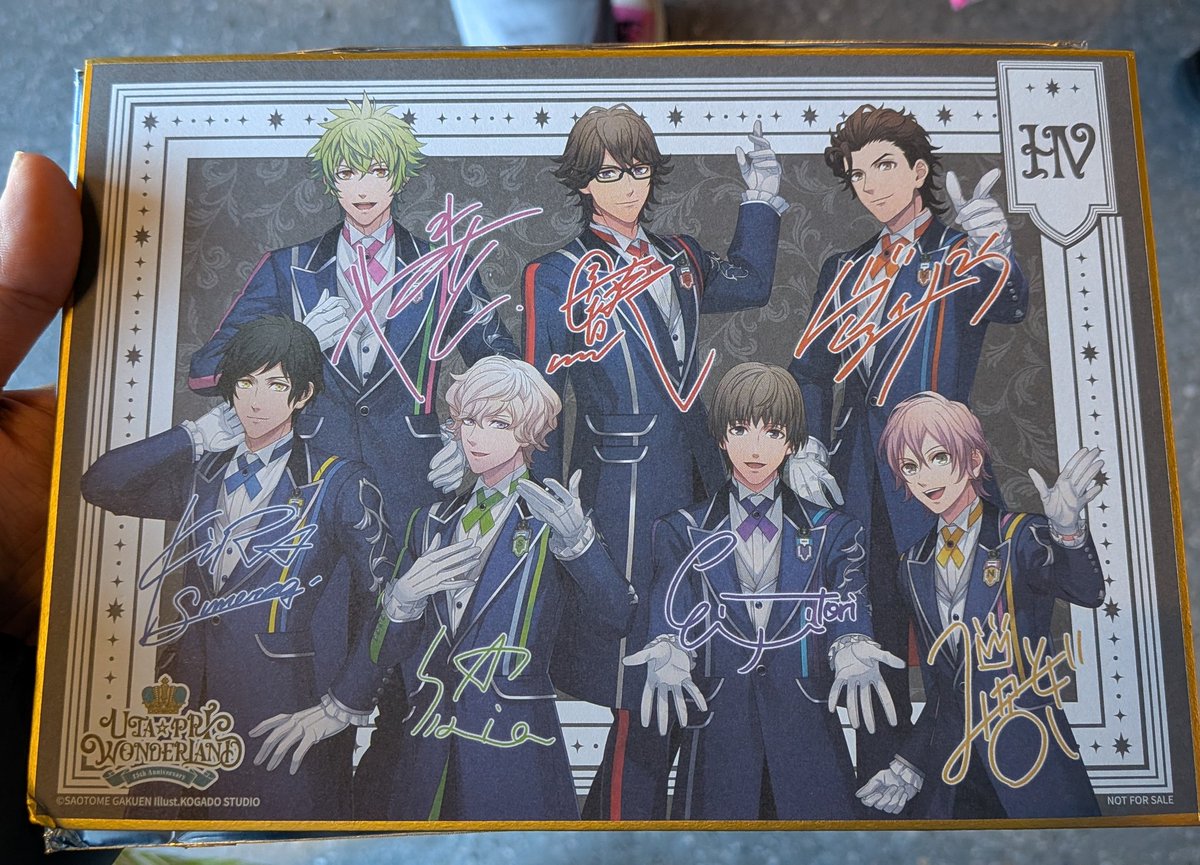 交換】うたプリ ワンダーランド 色紙 入場特典 譲：HE☆VENS（ヘヴンズ