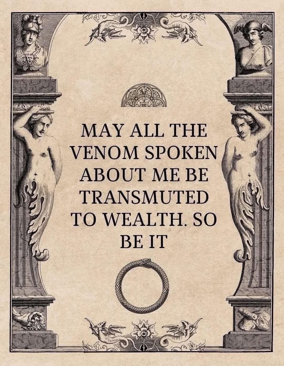 OccultHours's tweet image. Message for the end of the Snake Year