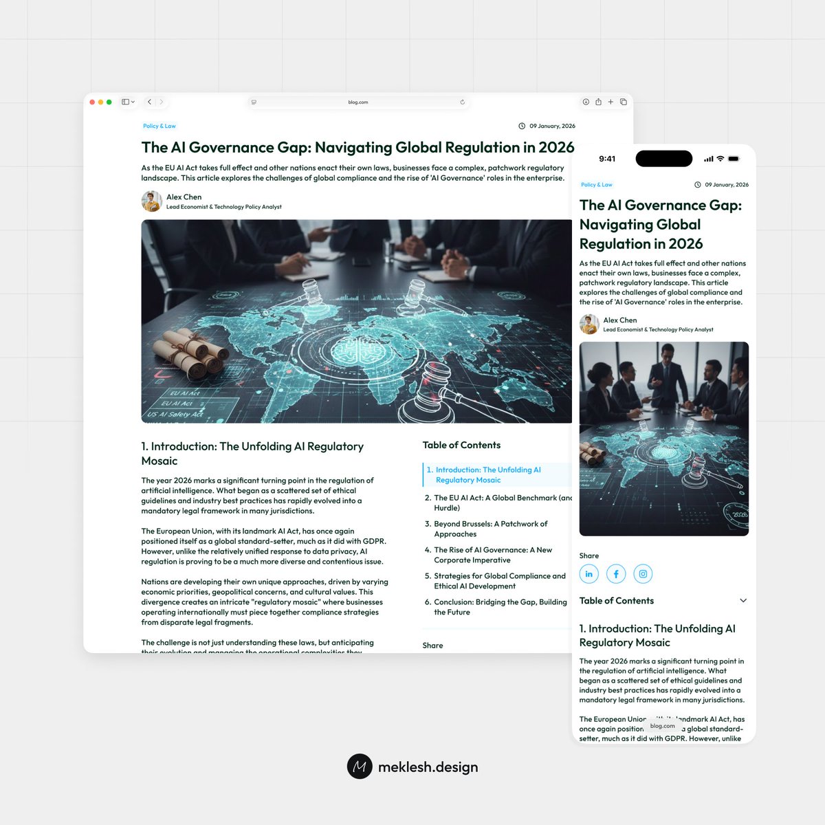 _meklesh's tweet photo. I designed a blog page about the future of tech reporting. 🤝 https://t.co/jYkhr6EC2W