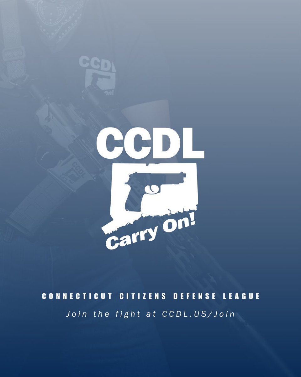 SEND THIS POST TO A FRIEND 📬📬📬

Hey friend! Have you heard about the Connecticut Citizens Defense League, CT’s leading pro-2A advocacy org?

Join the fight TODAY at CCDL.US/Join for local 2A updates, action alerts, and more!