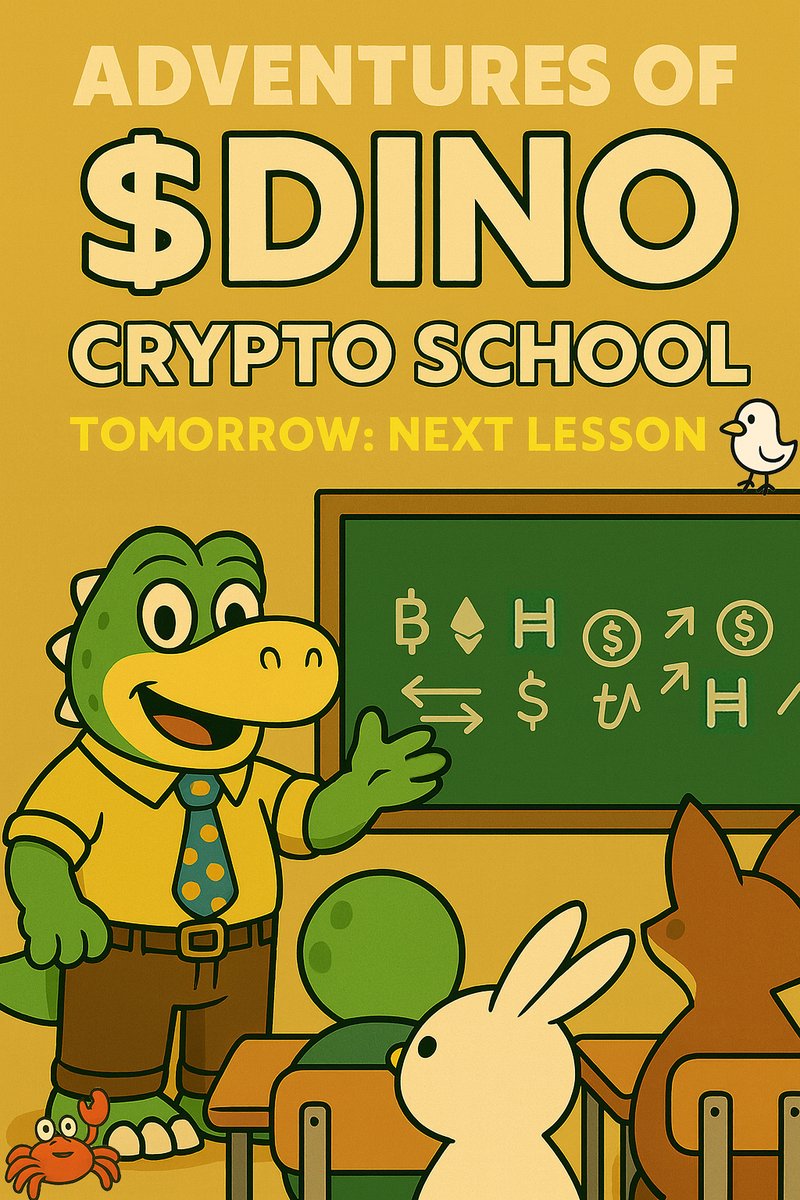 JoseLui89567414's tweet photo. @dino_hbar #DINO #CryptoSchool #CryptoBasics #LearnCrypto #CryptoSecurity #Web3Education #CryptoTerms #DigitalAssets #CryptoForBeginners #SmartContracts #CryptoNarratives #CryptoLiteracy #AltcoinEducation #CryptoSafety #CryptoForKids #LearnWithDINO #Hedera #DeFi #HODL https://t.co/SqyEpKiqHV